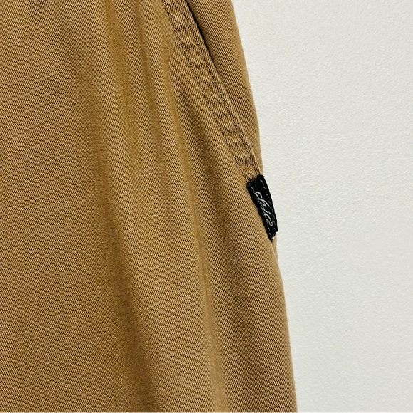 VF Jeanswear Vintage Brown Pull-On Elastic Waist Straight Wide Leg Pants 12P - Picture 3 of 6